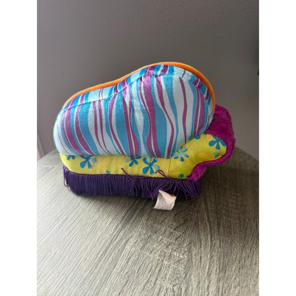 Groovy Girls Sofa and Ottoman Purple Green - Picture 6 of 9